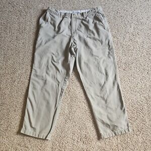 Columbia ROC Pants 38x30 AM8142 Outdoor Hiking 100% Cotton Canvas Frayed